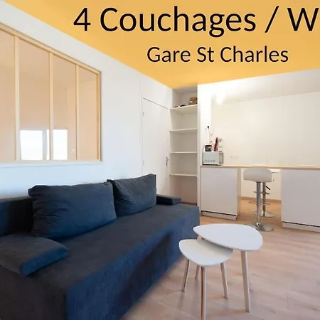Fully Equipped Apartment 2 To 4 People St Charles Marseille Exterior photo